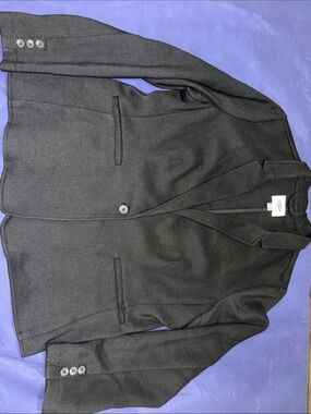Old Navy Black Textured Blazer Jacket